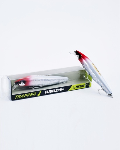 Fubelo Trapper Tungsten AR-C Sinking Maket Yem 9.9 cm 17 gr - Kırmızı Kafa