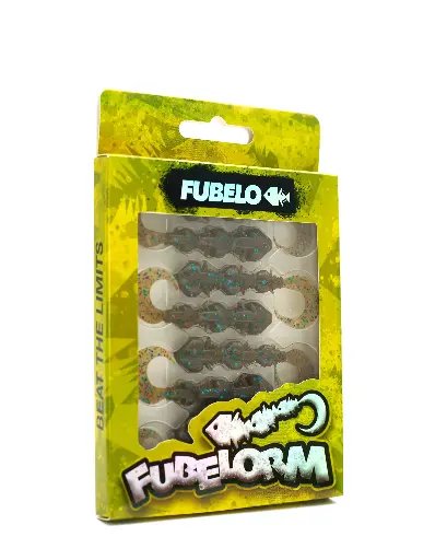 Fubelorm Kokulu Orak Kuyruk LRF Silikon Yemi - Naturel 60mm (BM-600 NA)