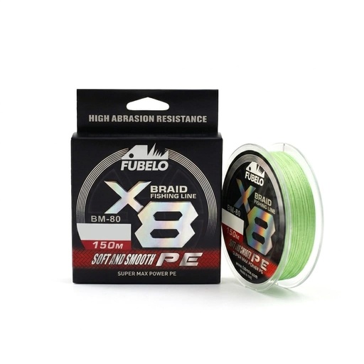 Fubelo Braid Line 8x Green Örgü Misina 150 m