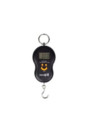 Techfit Elektronik Dijital El Kantarı 50 Kg Kapasiteli Terazi Tartı 10 Gr Hassasiyet TF-1401
