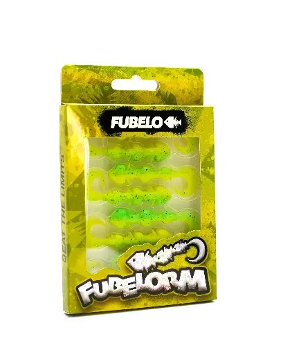 Fubelo Fubelorm Kokulu Orak Kuyruk LRF Silikon Yemi - Yellow Green 60mm (BM-600 YG)
