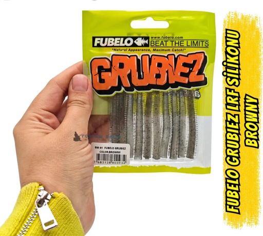 Fubelo Grubiez LRF ve Spin Silikon Yemi - Browny 7 cm (BM-91 B)