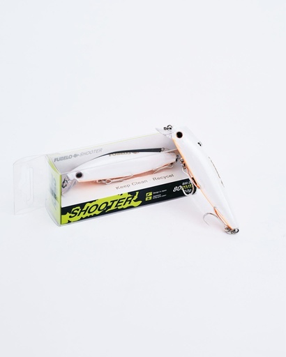 Fubelo Shooter Tungsten AR-C Sinking Maket Yem 8 cm 10 gr - Beyaz